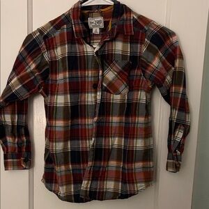 Boys’ Place Est. 1989 Red and Blue Plaid Button-Down Shirt